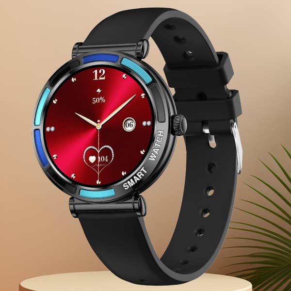 Multifunktionell Smartwatch med Bluetooth-samtal och Hälsoövervakning, kompatibelt med FitCloudPro Black Black