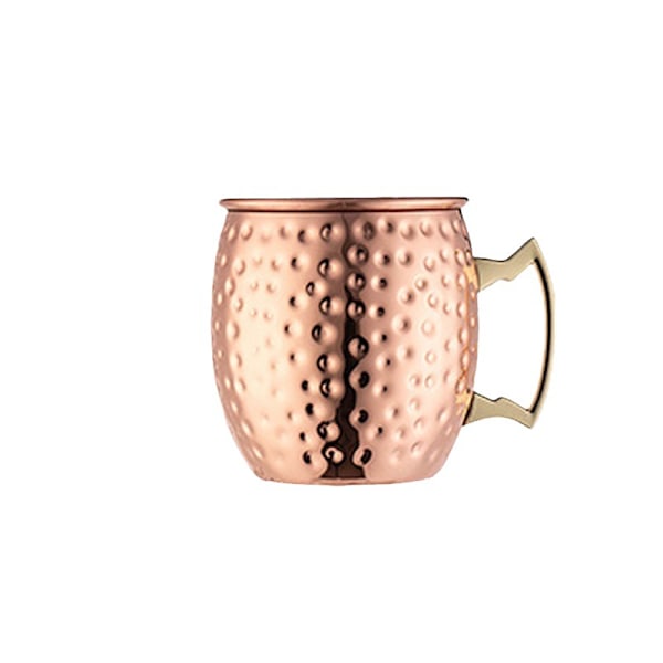 Elegant Cocktailglas i Hammeret Kobber M