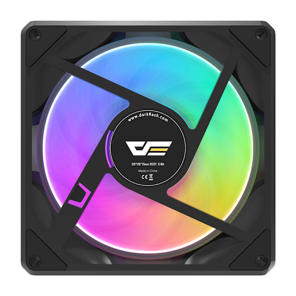 Darkflash Gauss G24 datorfläkt (svart)