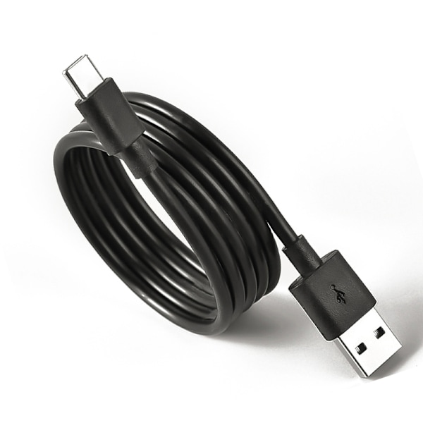 3A Snabbladdning Type-C Kabel (2-Pack) Svart M
