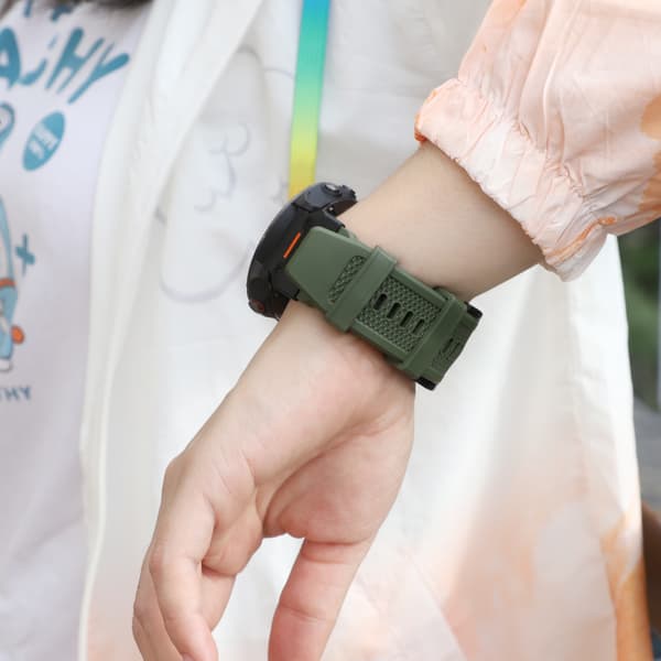 Garmin Fenix 22mm -kellon ranneke DarkGreen DarkGreen
