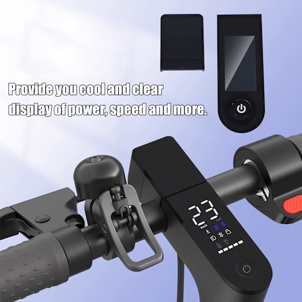 Bluetooth dashboard display cover til Xiaomi M365 el-scooter