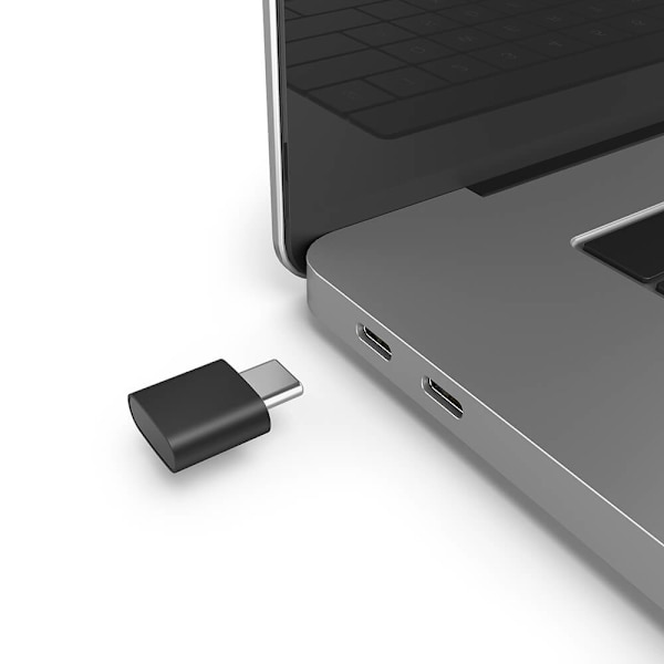 HAMA Mus Trådlös Dual Mode USB-C/USB-A 6-knapps Svart