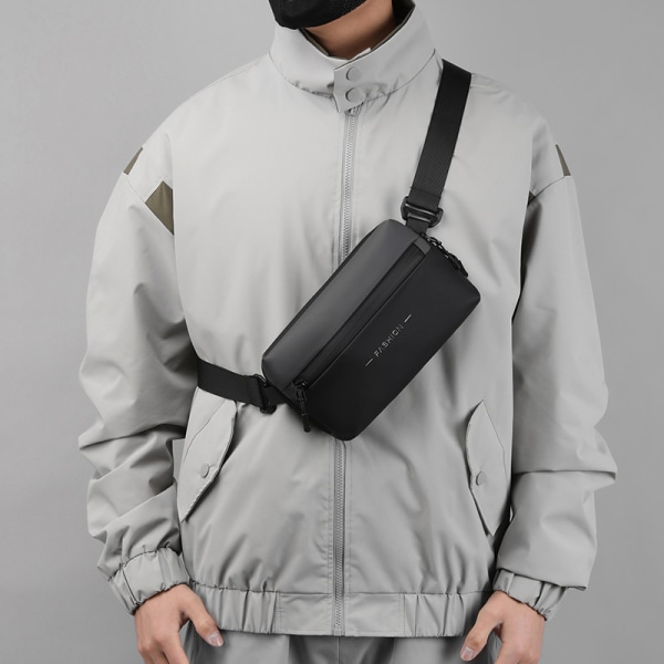 Mångsidig Midjeväska i Nylon Grå