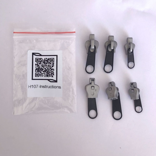 Fix A Zipper Repair Kit / Runner til lynlås 6-pack