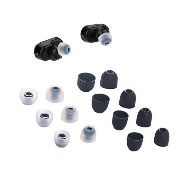 7 par öronkuddar för Sony WF-1000XM3/WF-1000XM4 Svart