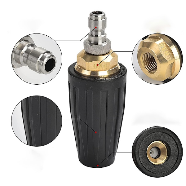 Roterande munstycke för högtryckstvätt, öppning 40 mm 3000psi