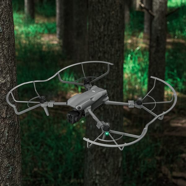 4-pack anti-kollisionspropellerskydd för kompatibel med DJI AIR 3 Grey Grey