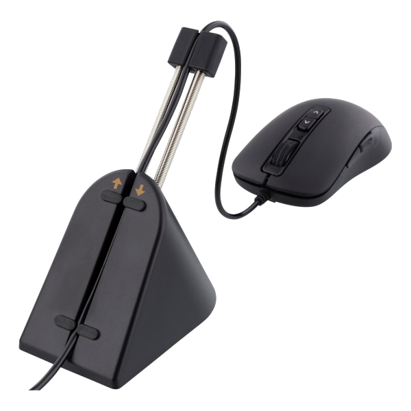 Mouse Bungee retractable arm for wired mice black/silver