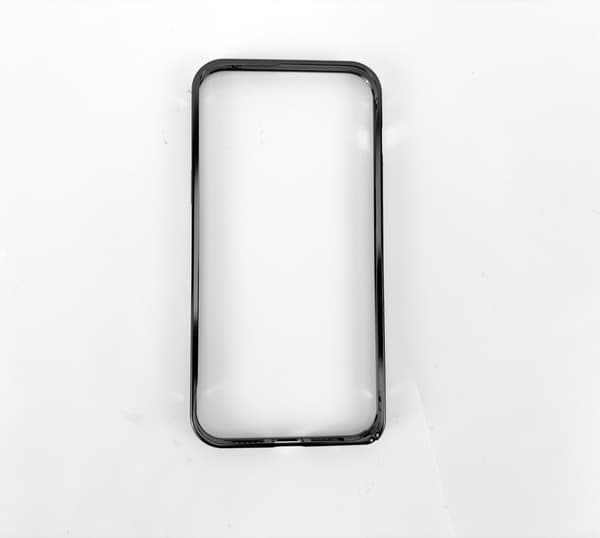 Stötfångarskal i aluminiumlegering för iPhone 13 Pro Max Black Black