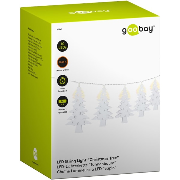 10 LED-lampor "Julgran"