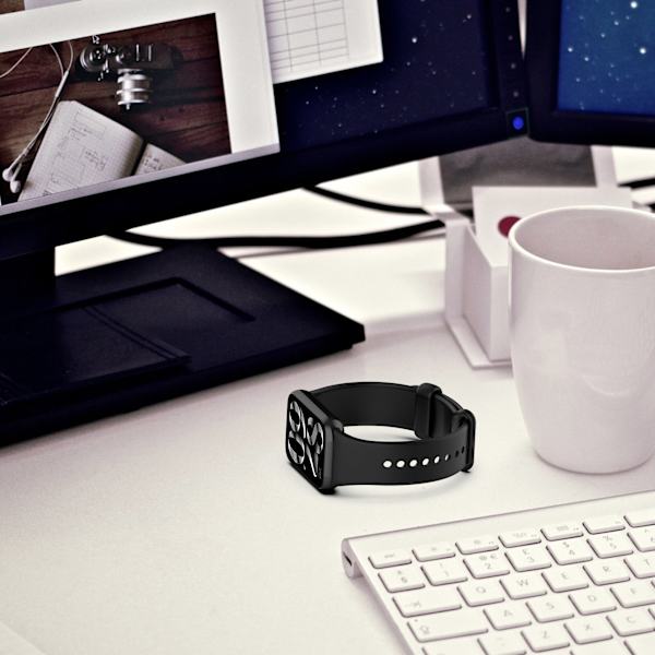 Klockarmband för Xiaomi Band 9 Pro Svart