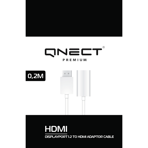 Adapter DisplayPort 1.4 male-HDMI female aud, 0.2m