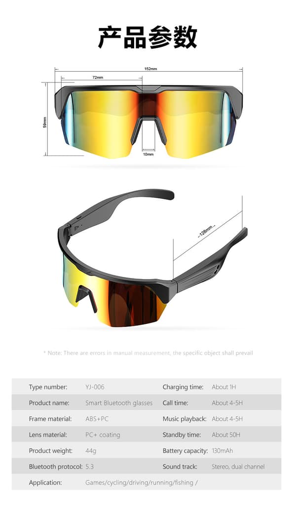 Sports Bluetooth Solbriller: Cykling, Løb & Mere