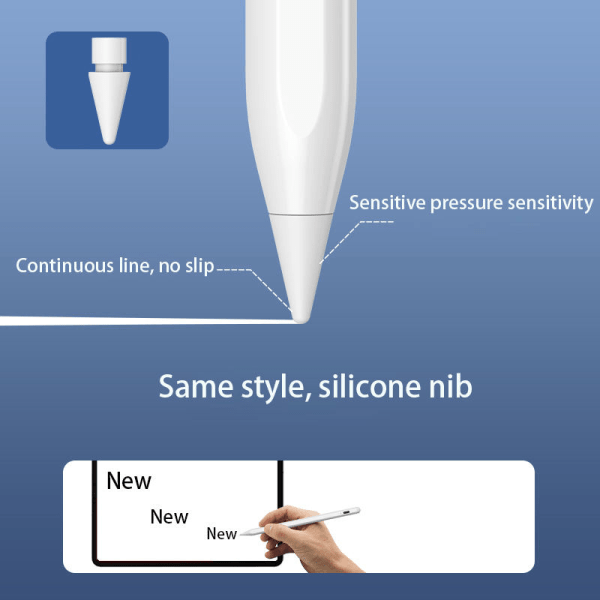 INF Universal Stylus pen til iPad med 4 spidser Sort