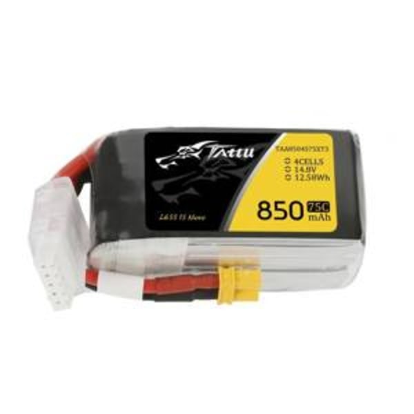 Tattu 850mAh 14,8V 75C 4S1P batteri