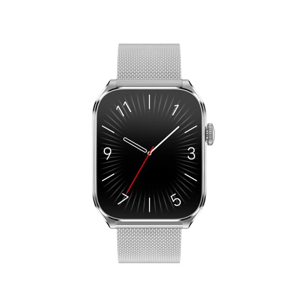Multifunktionelt Smartwatch med AMOLED-skærm, Bluetooth-opkald og Sundhedsovervågning Silver Silver