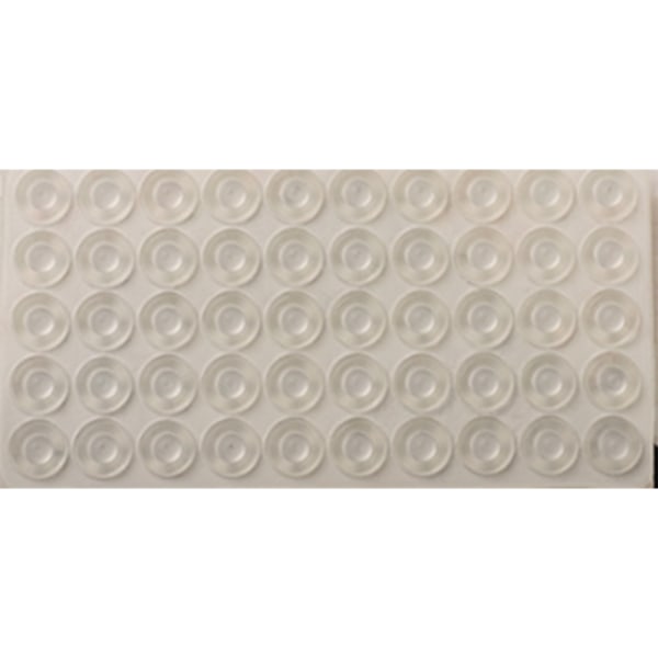 Självhäftande dörrstopp Skyddskuddar 100-pack