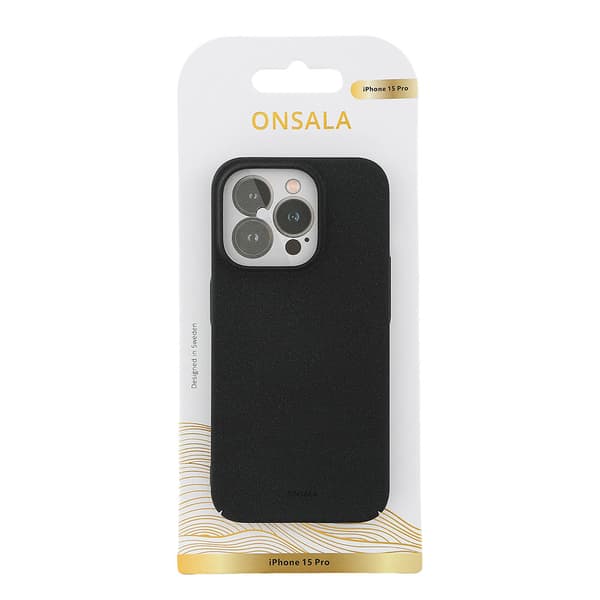 Mobilskal Ultraslim Sand Burst Svart - iPhone 15 Pro