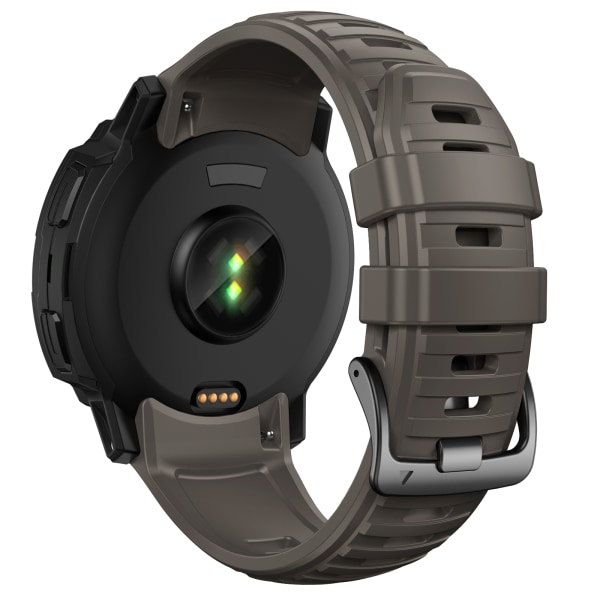 Silikon Quick-Release klockarmband för Garmin Instinct 2X 26mm Brun