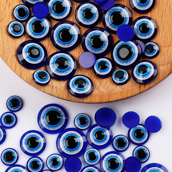 Resin Evil Eye DIY Kit - Marineblå M
