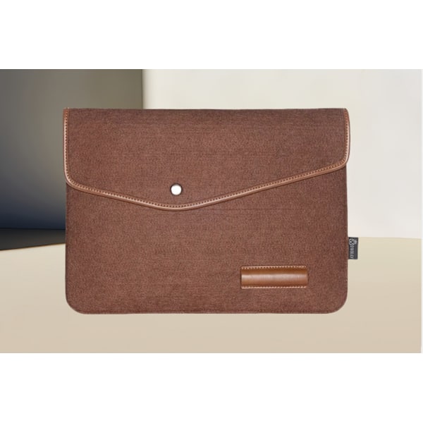 Snygg Khaki Filt Tablet/Laptop Fodral - 14 tum