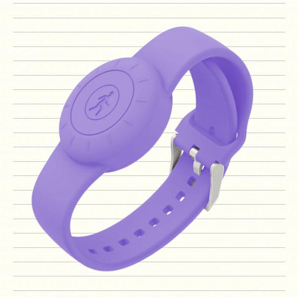 Silikonisuojakotelo Apple AirTag Loopille (pitkä) Violetti