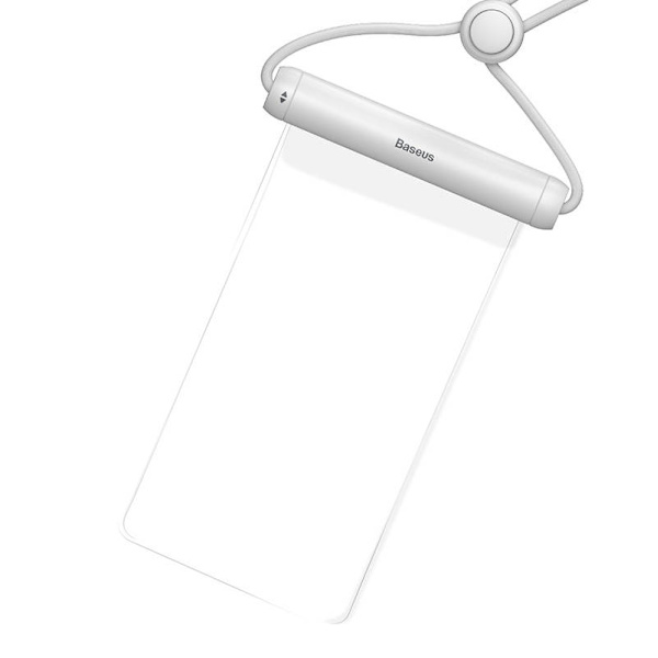 Baseus Cylinder Slide-cover vattentät smartphoneväska (vit)