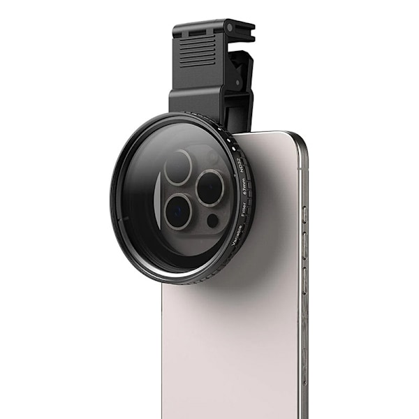 Mobilt klämfilter Apexel HD Glas 67mm ND400 APL- 67VND400