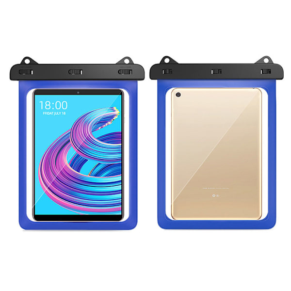 Vandtæt tablettaske til 12-tommer iPads Blue Blue