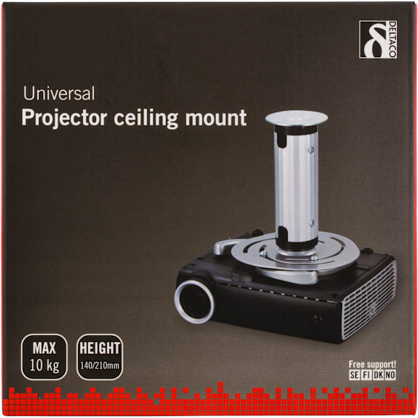 Ceiling mount projector, max 10kg , 80-170mm adjust height