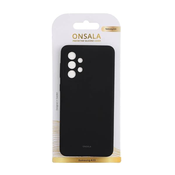 Mobilskal Silikon Black - Samsung A33