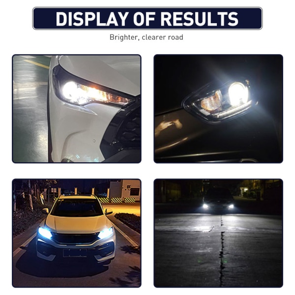 Auton LED-etuvalojen polttimot 2 kpl Harmaa H1