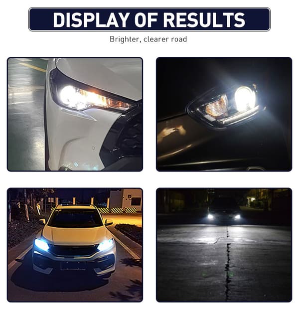 Bil LED Framstrålkastare Glödlampor 2-Pack Grey H1 Grey H1