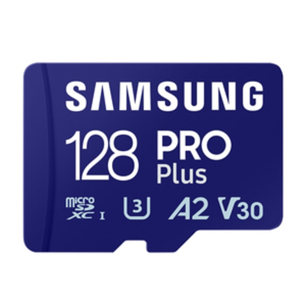 Minneskort Samsung PRO Plus SDXC 128 GB U3 A2 V30 (MB-MD128SA/EU)