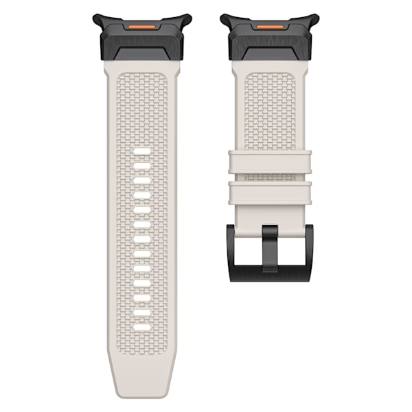 Samsung Watch 7 Ultra Tactical Watch Armband Vit+svart