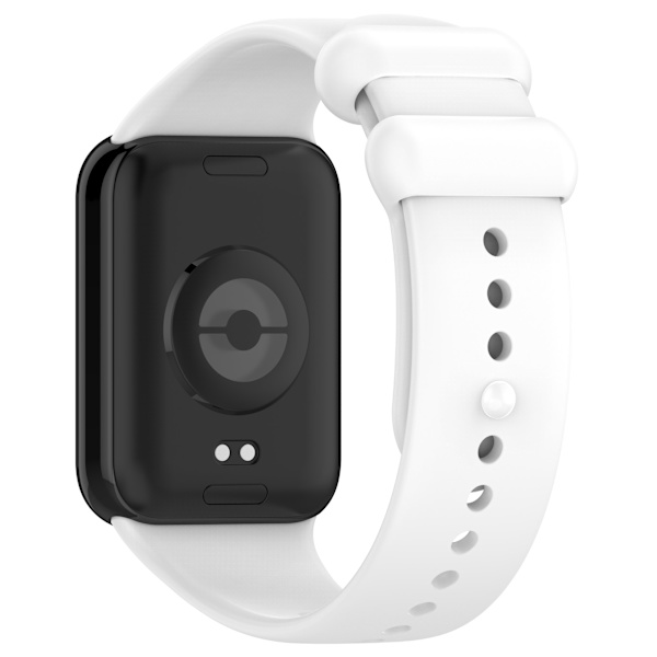 Klockarmband i Silikon för Xiaomi Band 8 Pro Vit