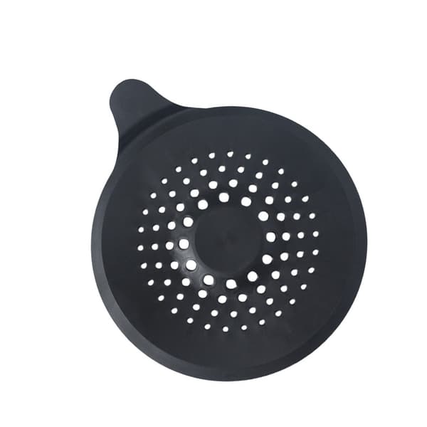 2-pack silikonavloppshårfångare, duschavloppslock Black Black