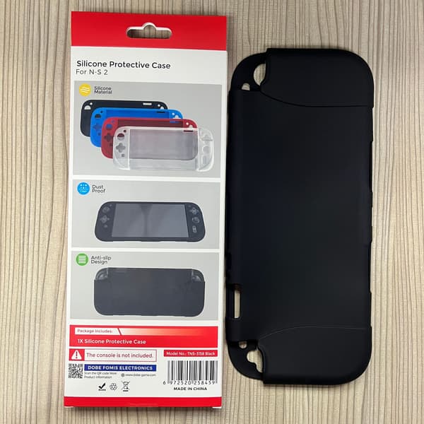 Skyddande silikonfodral för Switch2 Full Coverage Black Black