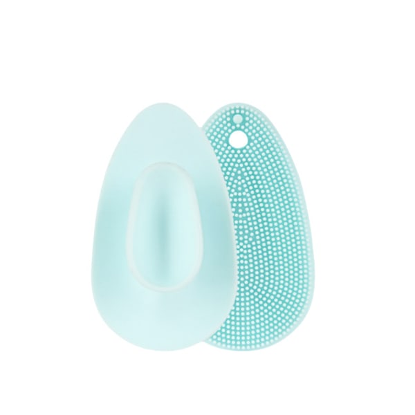 2-pack silikon ansiktsrengöringsborste Blå