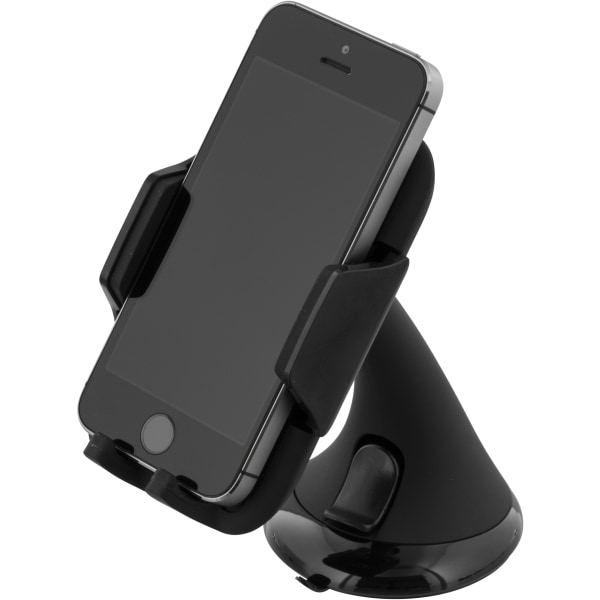 Car holder for smartphone, adjustable with suction cup