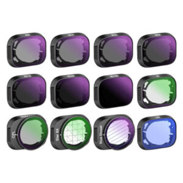 Filterset för DJI Mini 3 / Mini 3 Pro Neewer FL25 ND8/16/32/64/128/256/ND1000/UV/CPL/BSA/LPR/S