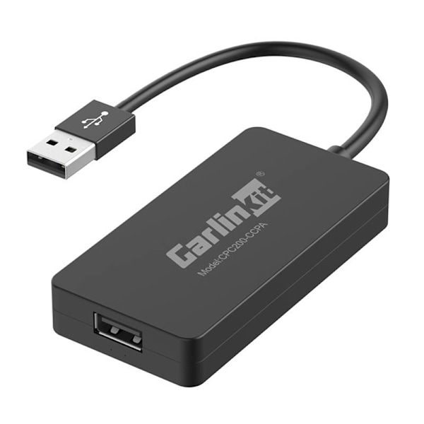 Carlinkit CCPA langaton sovitin Apple Carplay/Android Auto (musta)