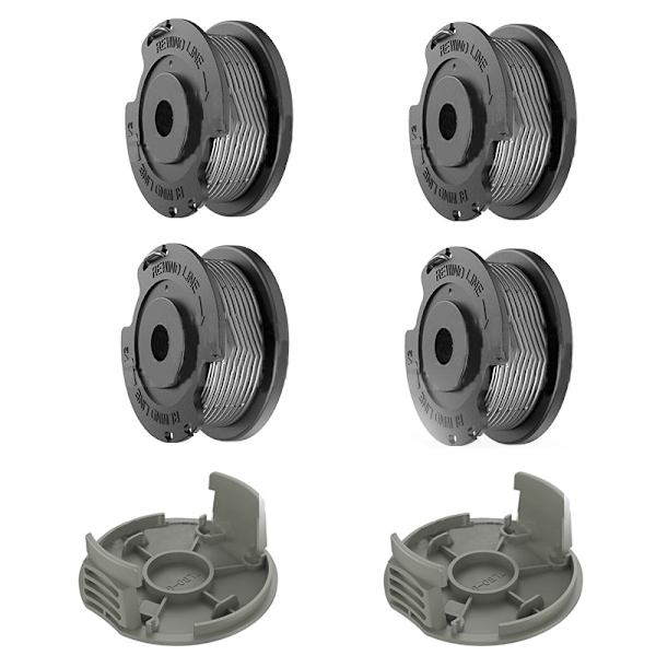 INF Ersättningsspole och lockset för Bosch Easy GrassCut 4-pack