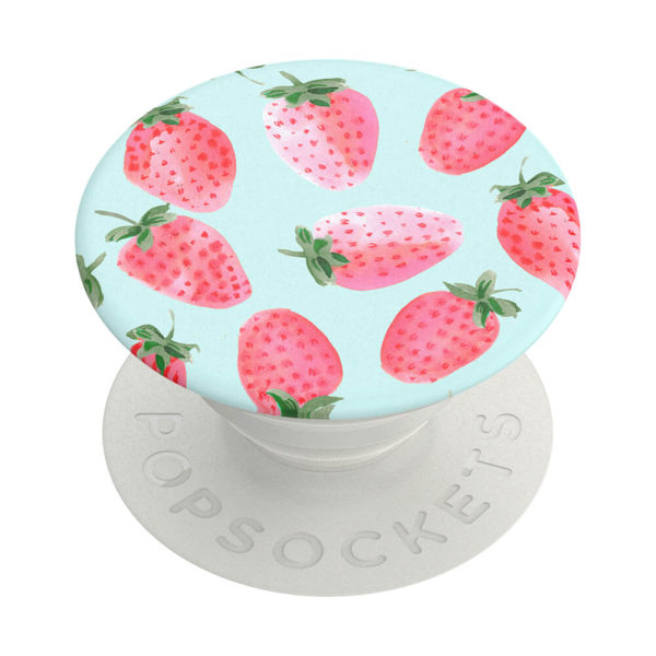 POPSOCKETS Strawberry Rain Avtagbart Grip med Ställfunktion