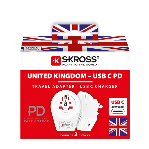 World Adapter - World to UK USB-C™ PD