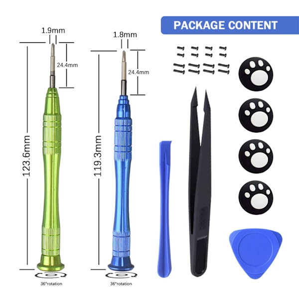 Hall Effect Joystick Replacement Kit för Switch OLED