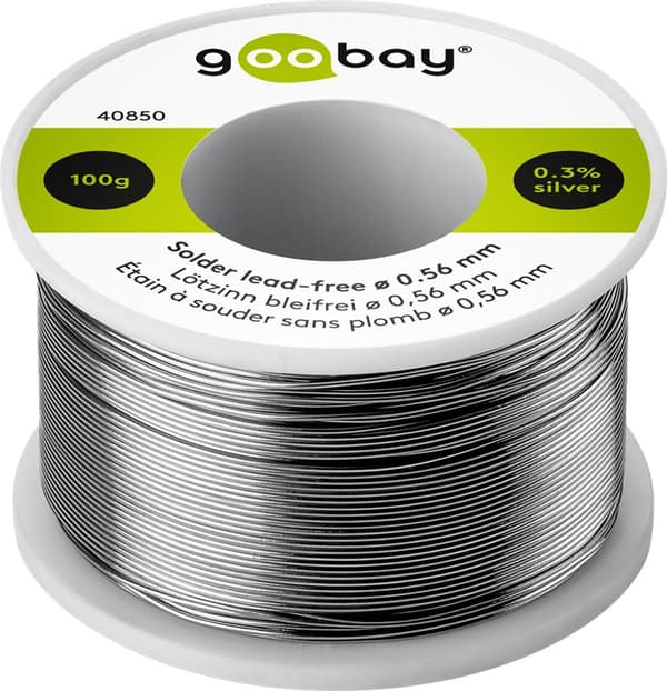 Lyijytön juote, ø 0,56 mm, 100 g