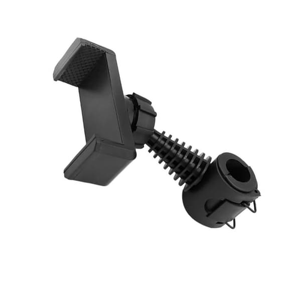 Live streaming-fäste för telefon och kamera, expanderbart enkelplatsfäste för studio och vlogg, 2-pack ABS-klämma med multi-vinkel Black Black