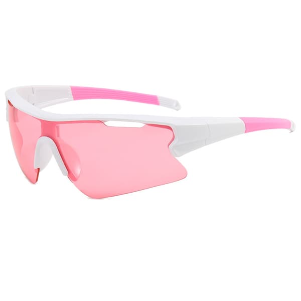 Snygga Mercury-solglasögon med silverram för utomhusaktiviteter Pink Pink